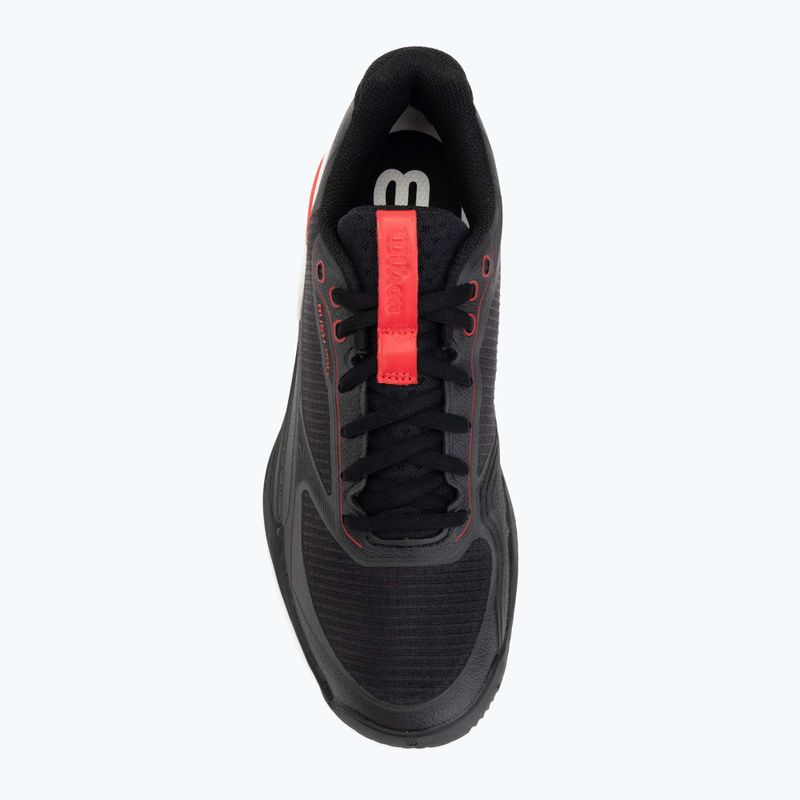 Pánské tenisové boty Wilson Rush Pro 5 Clay black/infrared/white 5
