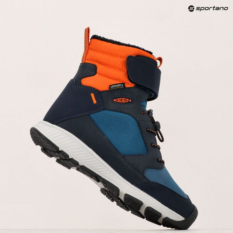 Sněhule KEEN Skua Winter WP sky captain/gold flame 9