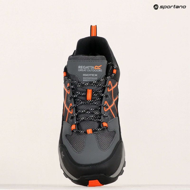Pánské trekové boty REGATTA Samaris III Low granite/blaze orange 21