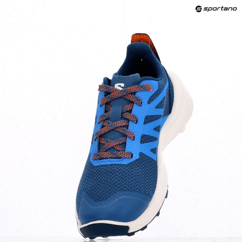 Dětské turistické boty  Salomon Patrol dark blue/french blue/white 9