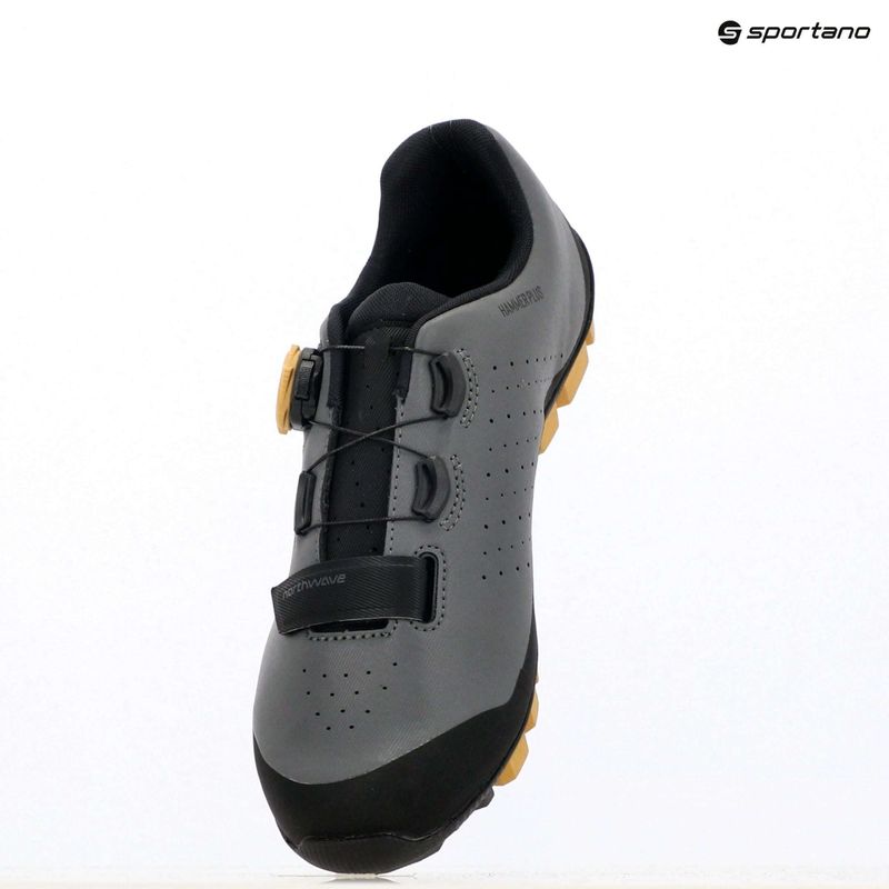Pánské MTB cyklistické boty Northwave Hammer Plus dark grey/honey 9