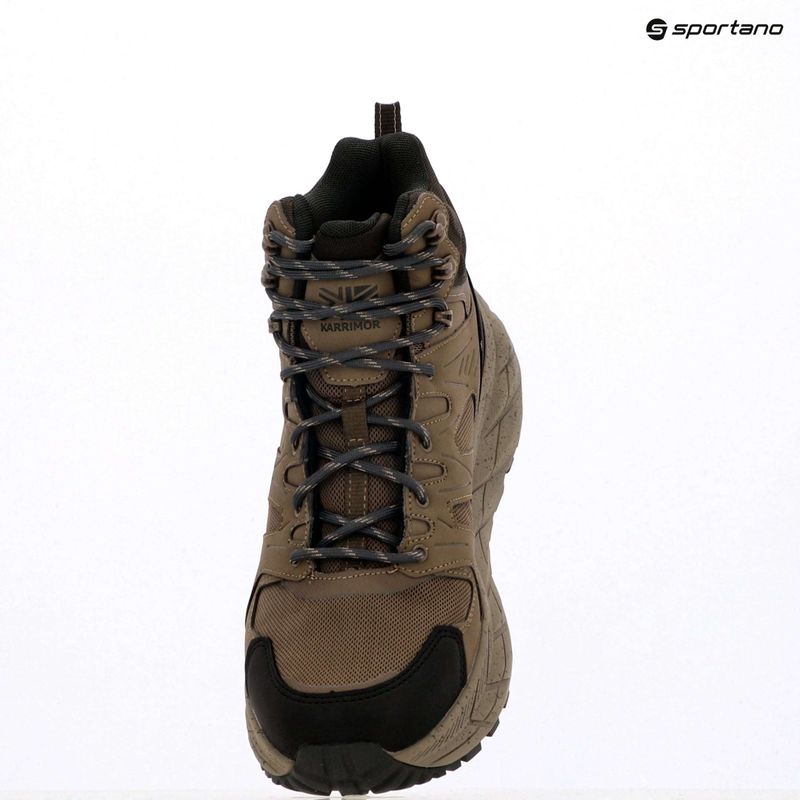 Pánské trekové boty Karrimor Kestrel Mid brown 9