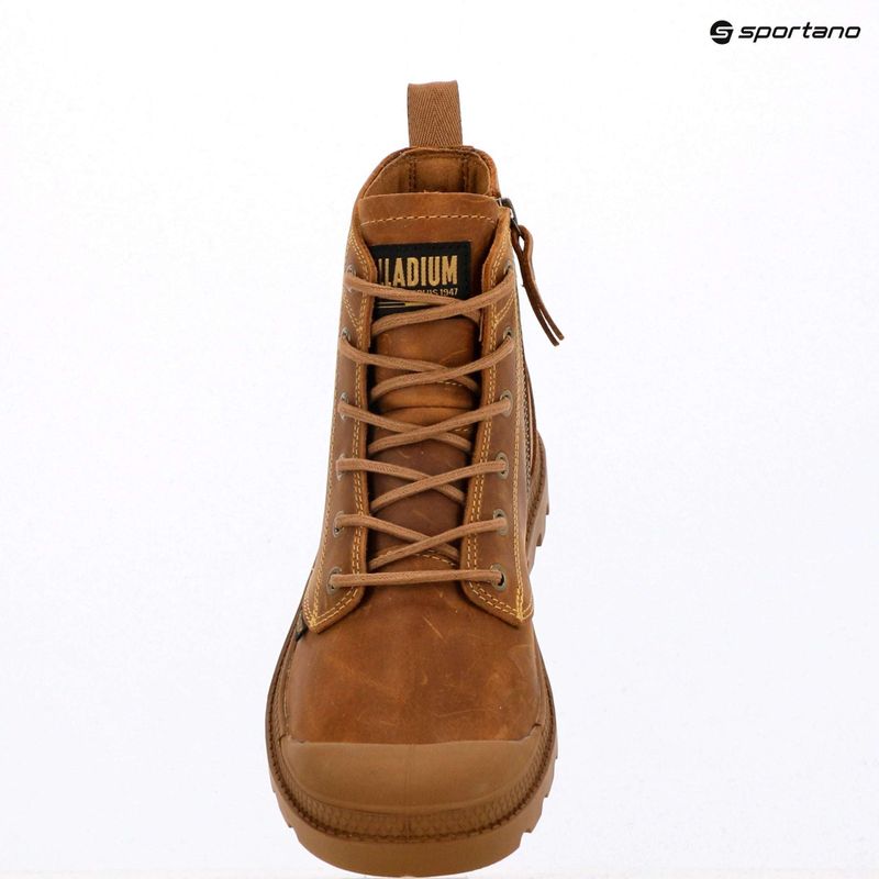 Palladium Pampa Zip Lth Legacy mahagonové boty 15