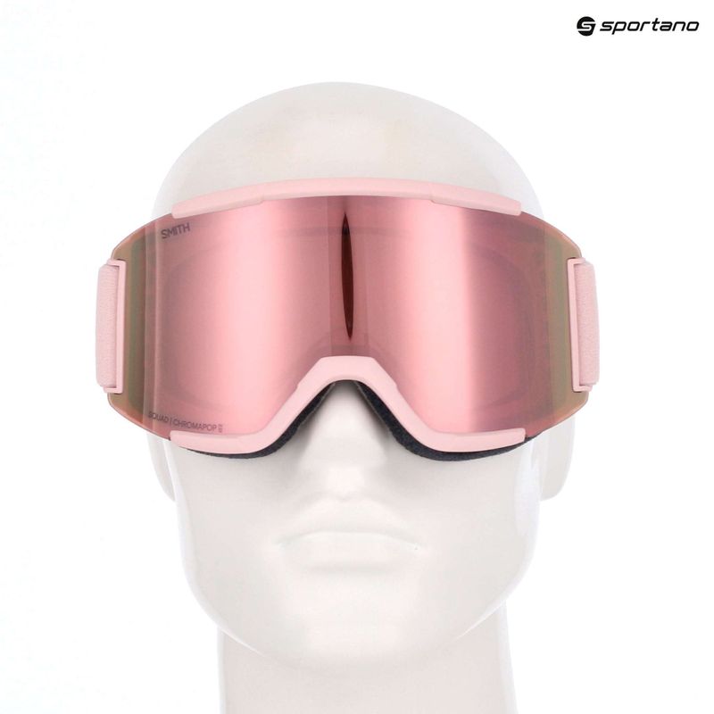 Lyžařské brýle Smith Squad carnation/chrp everyday rose gold mirror/clear 12