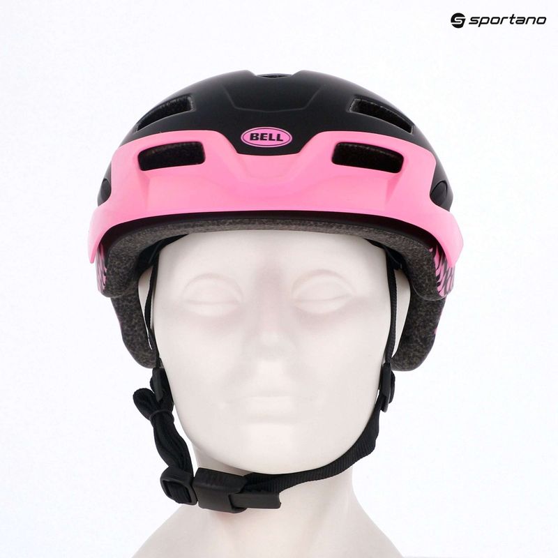 Dětská cyklistická přilba Bell Sidetrack Jr matte pink 9