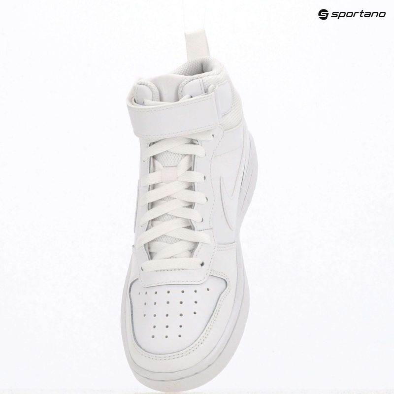 Boty Nike Court Borough Mid 2 white/white/white 10