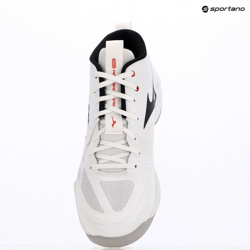 Volejbalové boty Mizuno Wave Momentum Pro Mid white/black/fiery red 9