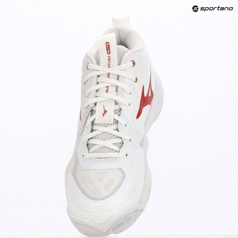 Dámské volejbalové boty  Mizuno Wave Momentum Elite Mid white/rose elegance/lava falls 4