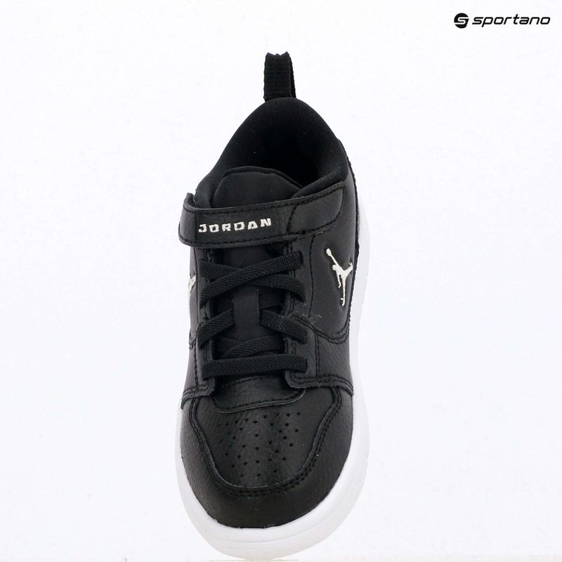 Dětská obuv Jordan Court Connect Low black/white 6