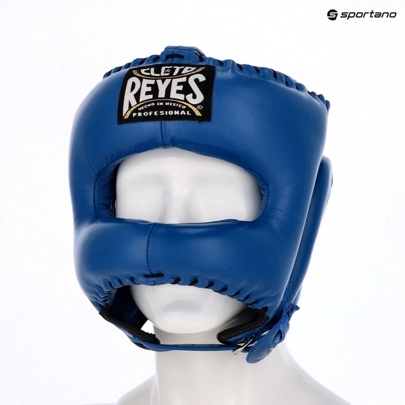 Boxerská helma Cleto Reyes With Pointed Face Nylon Bar blue 3