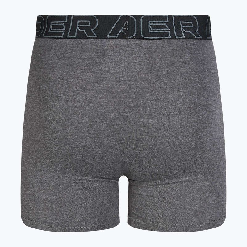 Pánské boxerky Under Armour Perf Cotton 6" 3 ks carbon black/galaxy black 3