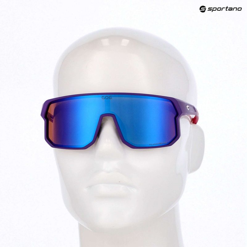 Sluneční brýle GOG Vidar matt purple/pink/reflex blue 6