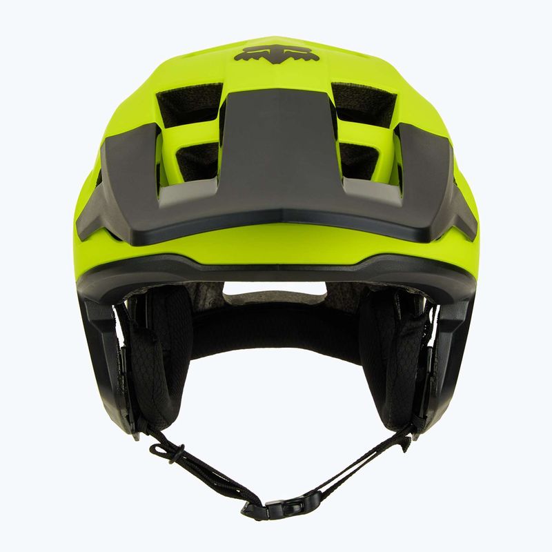 Cyklistická přilba Fox Racing Dropframe fluorescent yellow 2