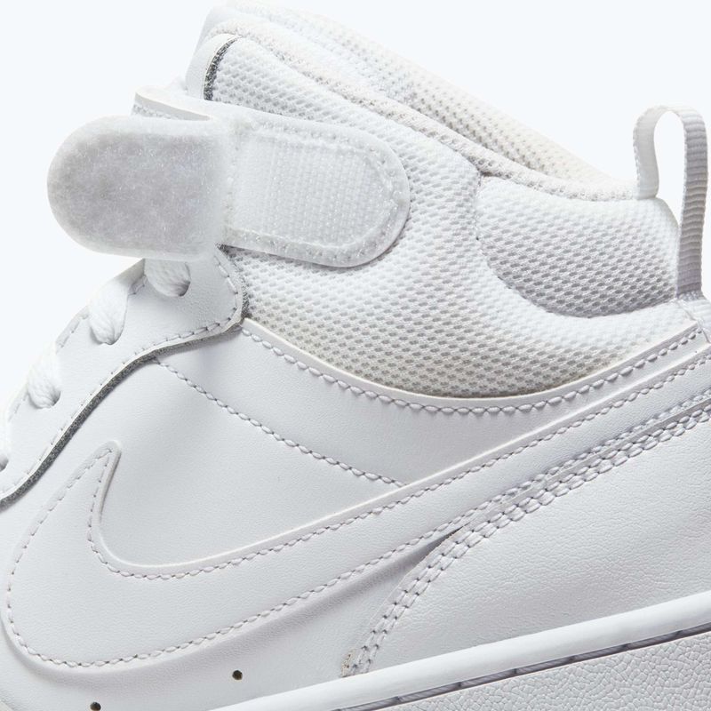 Boty Nike Court Borough Mid 2 white/white/white 8