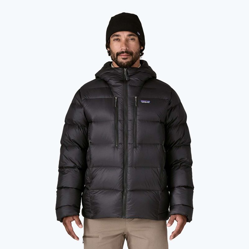 Pánská péřová bunda Patagonia Fitz Roy Down Hoody black