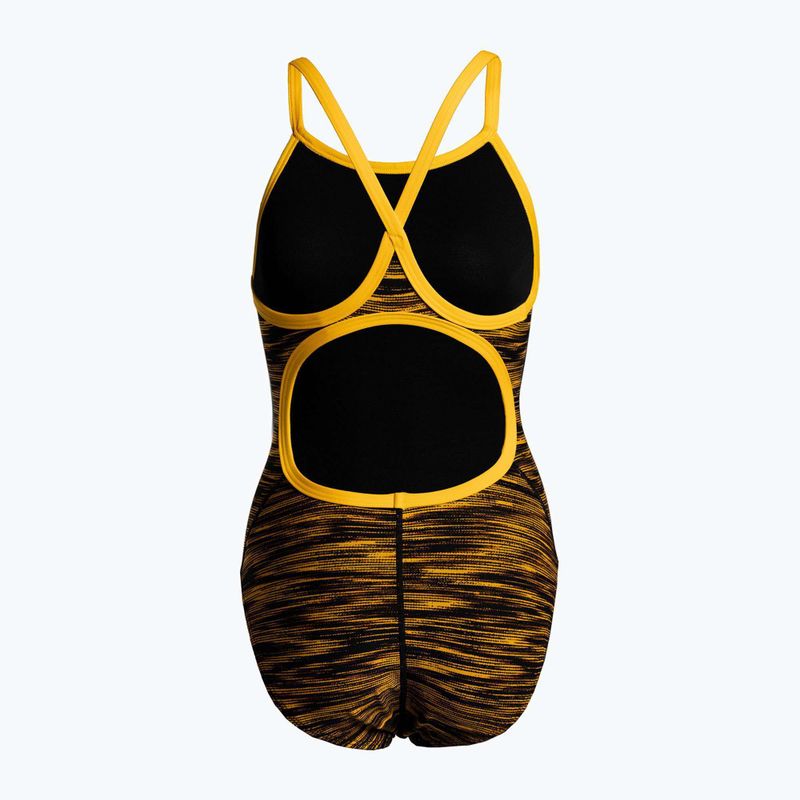 Dámské jednodílné plavky TYR Fizzy Diamondfit black and gold DFIZ_008_28 2