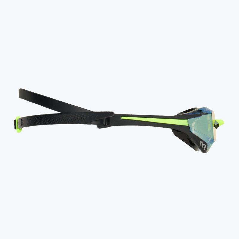 Plavecké brýle TYR Tracer-X Elite Racing Mirrored black/lime 3
