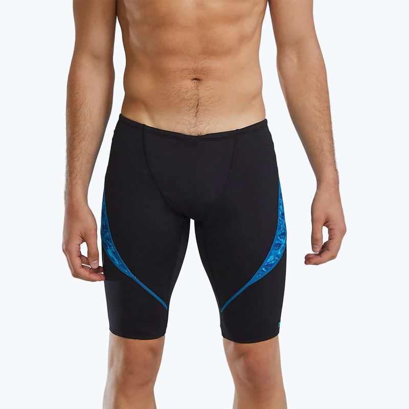 Pánské plavecké jammery TYR Durafast Elite Oceanid Jammer light blue/aqua