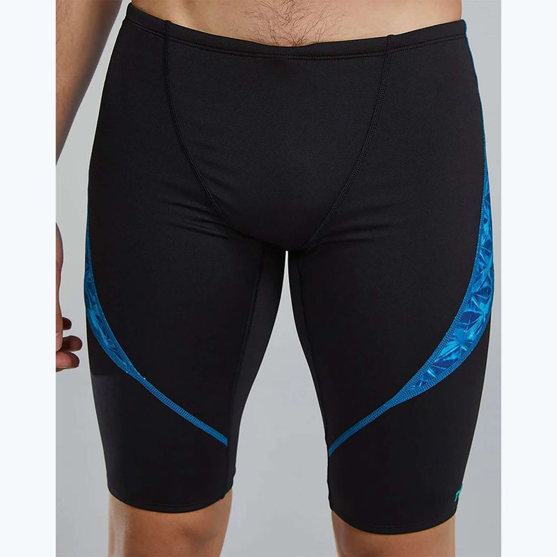 Pánské plavecké jammery TYR Durafast Elite Oceanid Jammer light blue/aqua 5