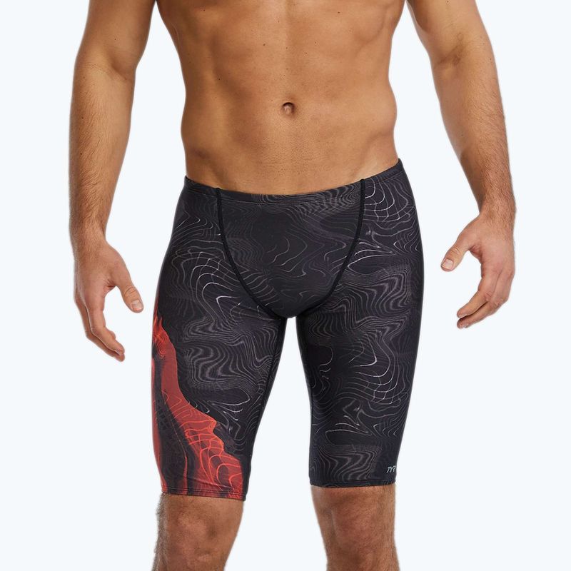 Pánské plavecké jammery Tyr Durafast Elite Firestorm metalic fire metallic fire