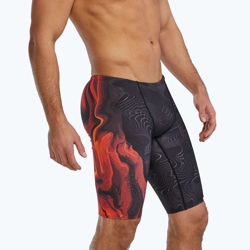 Pánské plavecké jammery Tyr Durafast Elite Firestorm metalic fire metallic fire 4