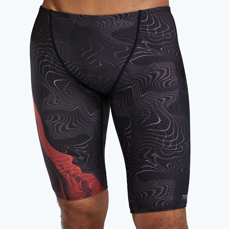 Pánské plavecké jammery Tyr Durafast Elite Firestorm metalic fire metallic fire 5