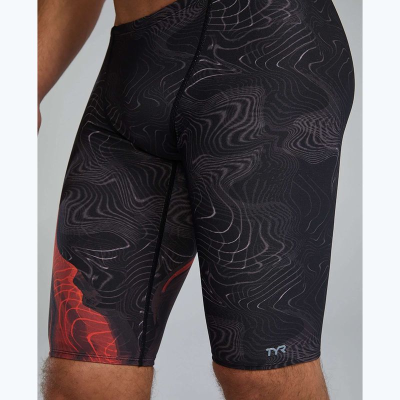Pánské plavecké jammery Tyr Durafast Elite Firestorm metalic fire metallic fire 7