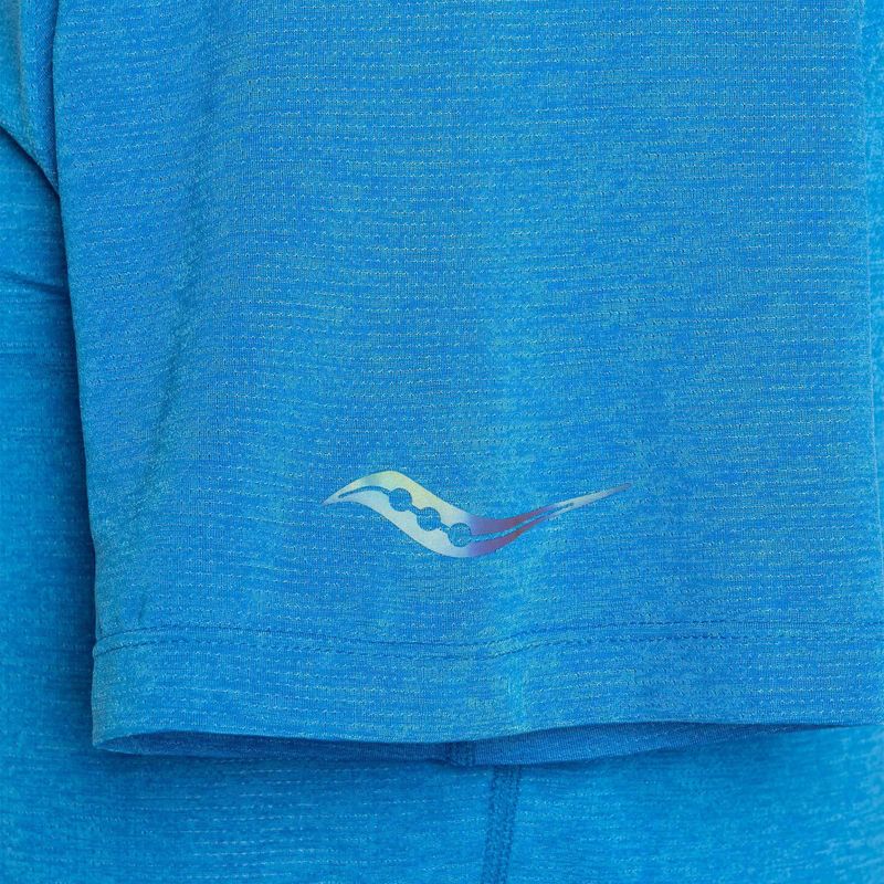 Pánské běžecké tričko Saucony Stop tričko watch cobalt heather 5