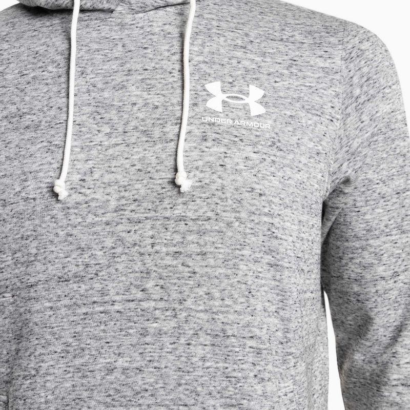 Pánská sportovní mikina Under Armour Rival Terry LC šedá 1370401-112 3