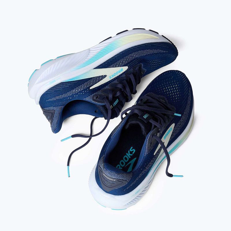 Dámské běžecké boty Brooks Ghost 17 navy/green/turquoise 9
