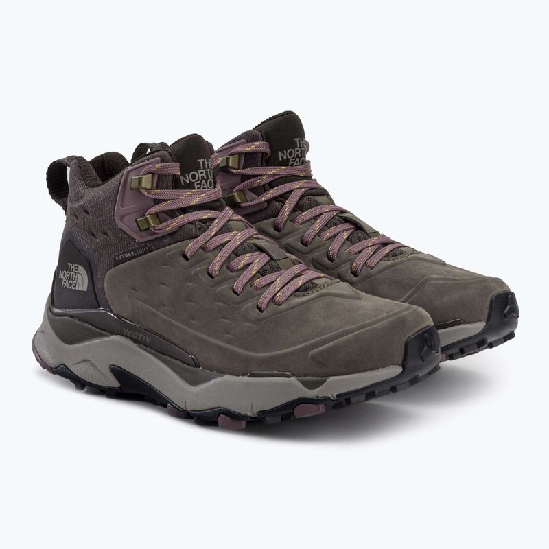 Dámská trekingová obuv The North Face Vectiv Exploris Mid Futurelight Lthr hnědá NF0A5G3AMD01 5