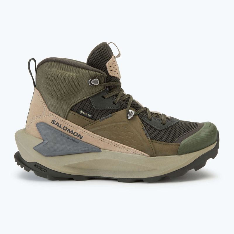 Pánské turistické boty Salomon Elixir Mid GTX peat/vintage khaki/castlerock 2