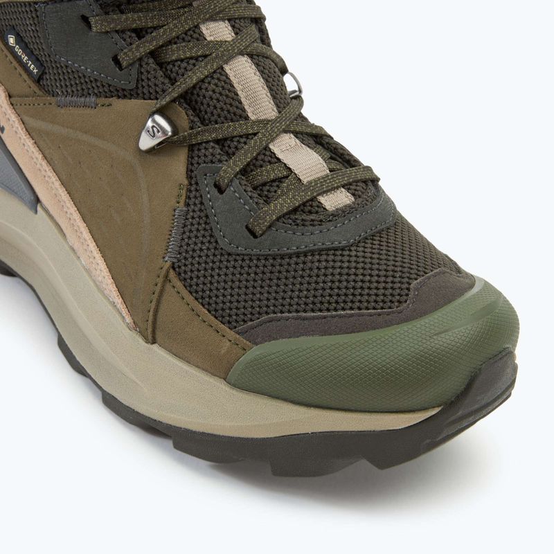 Pánské turistické boty Salomon Elixir Mid GTX peat/vintage khaki/castlerock 7
