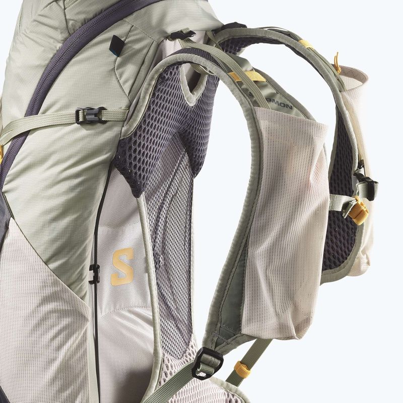 Dámský turistický batoh Salomon Aerotrek 18 l M-L seagrass/silver cloud/nine iron 3