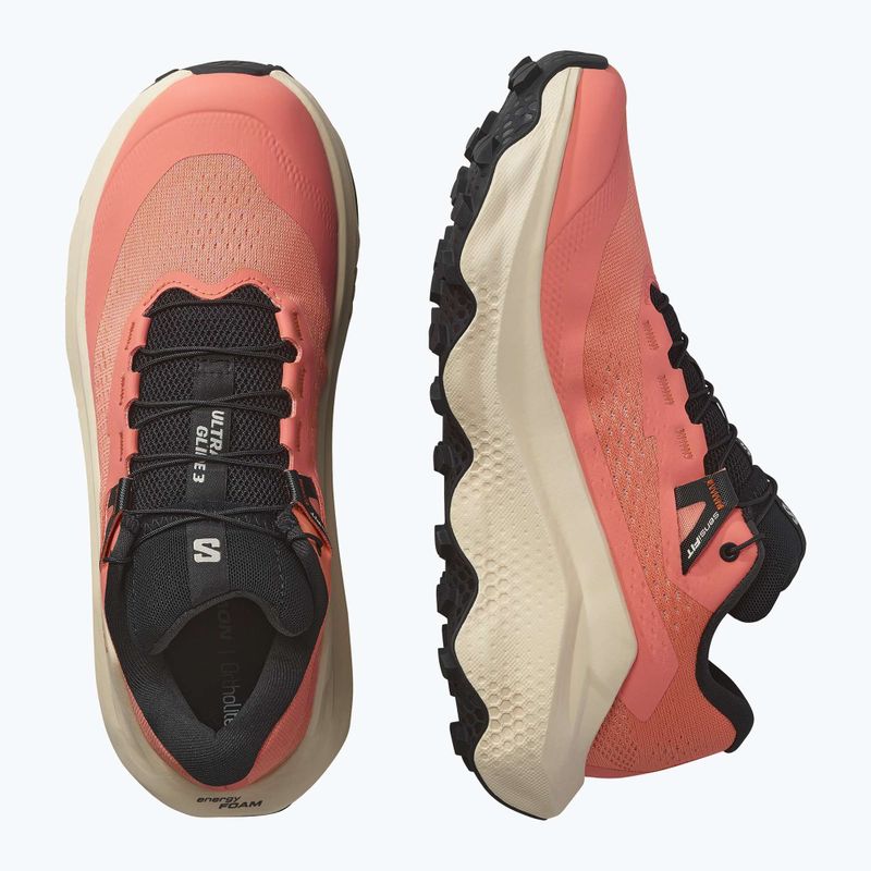 Dámské běžecké boty Salomon Ultra Glide 3 fusion coral/tender peach/black 8