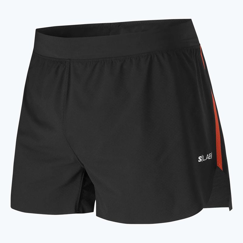 Pánské běžecké šortky Salomon S/Lab Speed Spl 3" deep black/fiery red 6