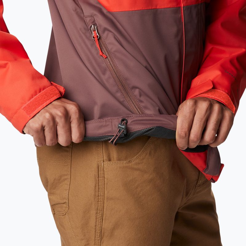 Pánská nepromokavá bunda Columbia Hikebound červená 1988621839 10
