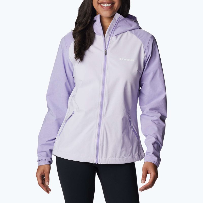 Dámská softshell bunda Columbia Heather Canyon fioalová 1717991568 3