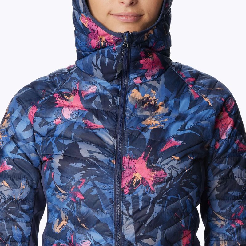 Dámská hybridní bunda Columbia Powder Pass Hooded tmavě modrá 1773211471 6