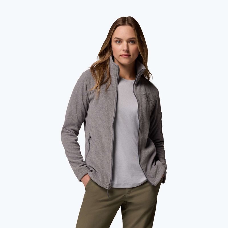 Dámská fleecová mikina Columbia Fast Trek II city grey heather/city grey 5