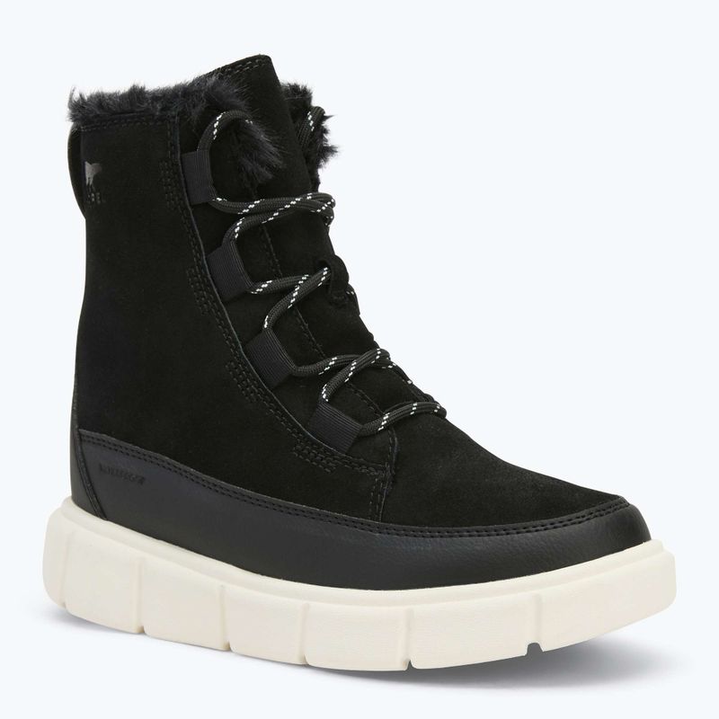 Dětské sněhule Sorel Youth Sorel Explorer III Lace black/sea salt