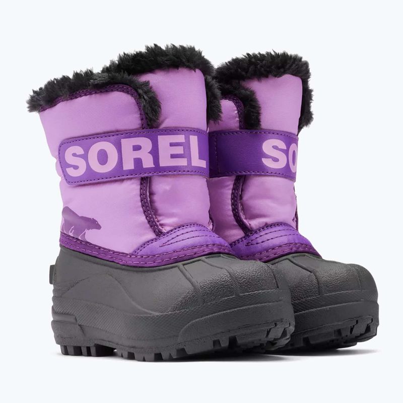 Dětské sněhule Sorel Snow Commander gumdrop/purple violet 8
