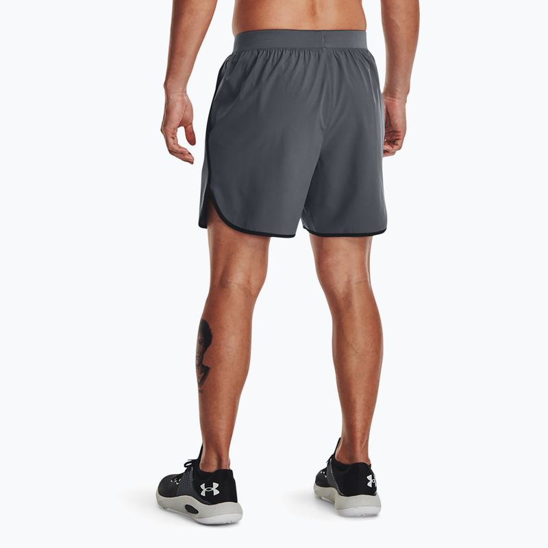 Under Armour Hiit Woven šedé pánské tréninkové šortky 1377027 3