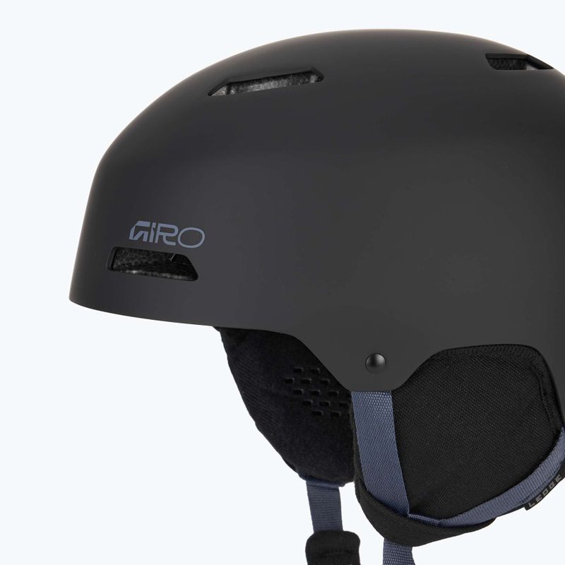 Lyžařská helma Giro Ledge FS matte black dark indigo 8