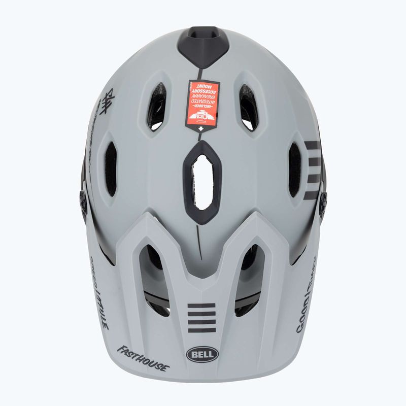 Cyklistická přilba Bell FF Super DH MIPS Spherical matte gray/black 6