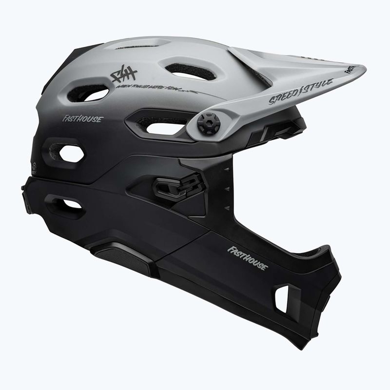 Cyklistická přilba Bell FF Super DH MIPS Spherical matte gray/black 12