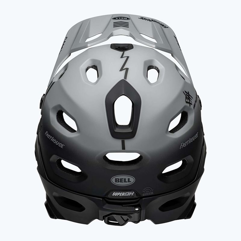 Cyklistická přilba Bell FF Super DH MIPS Spherical matte gray/black 14