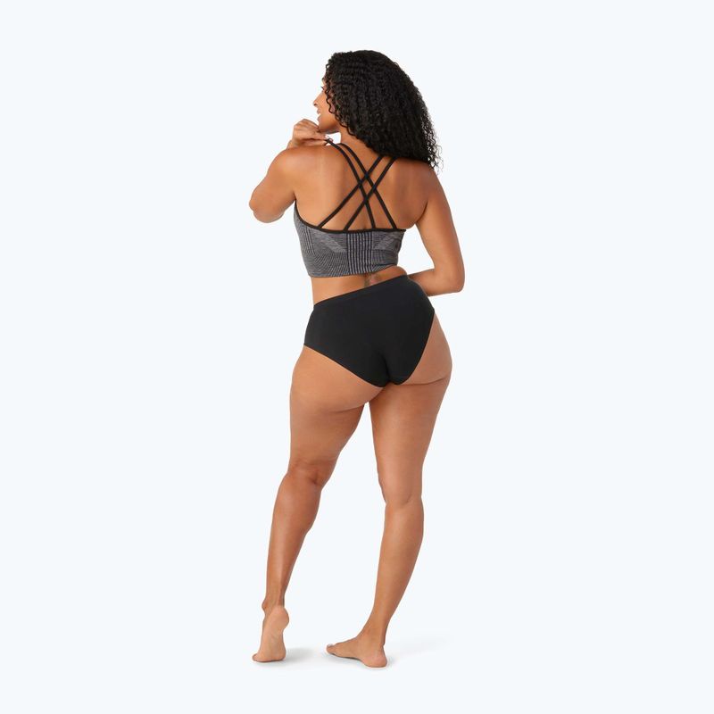 Termální podprsenka Smartwool Intraknit Strappy black heather 3