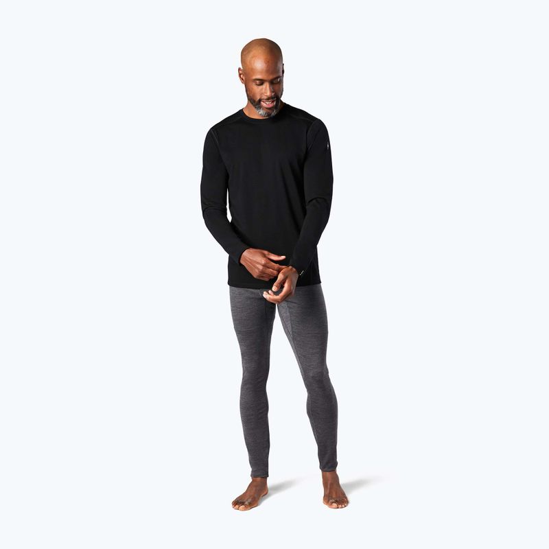 Pánská termoakční mikina Smartwool Classic All-Season Merino Baselayer Boxed black