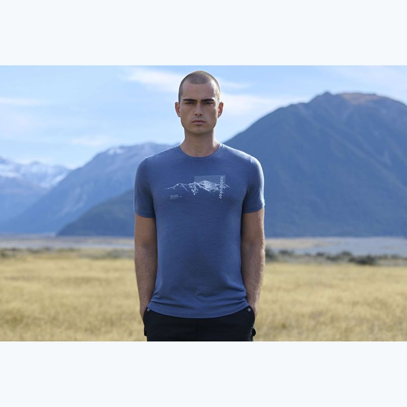 Pánské termo tričko Icebreaker Merino 150 Tech Lite Pure Altitude Dawn 8